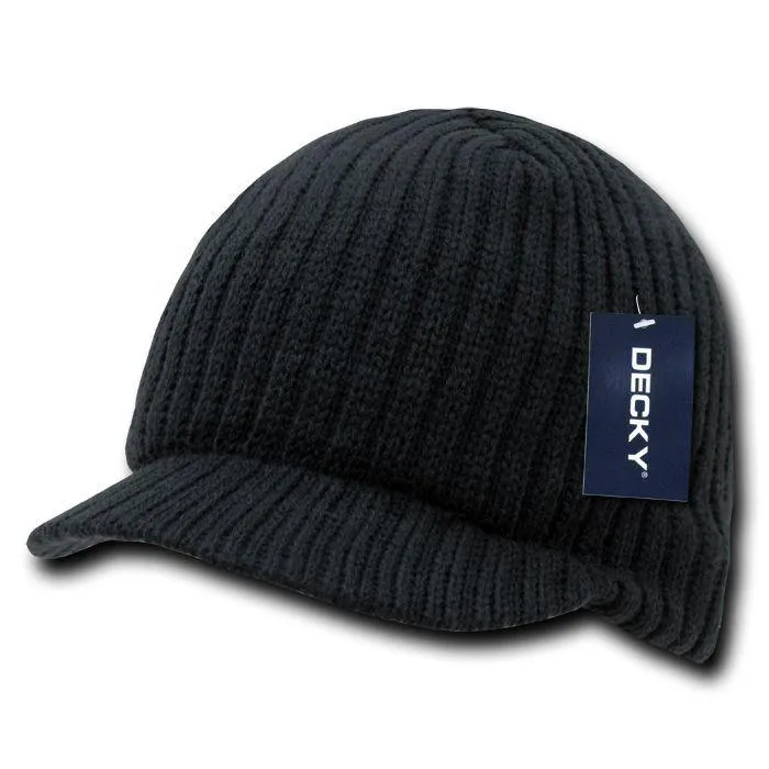 1 Dozen Beanies Striped Gi Campus  Skull Caps Hats Ski Wholesale Bulk
