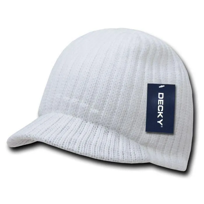 1 Dozen Beanies Striped Gi Campus  Skull Caps Hats Ski Wholesale Bulk