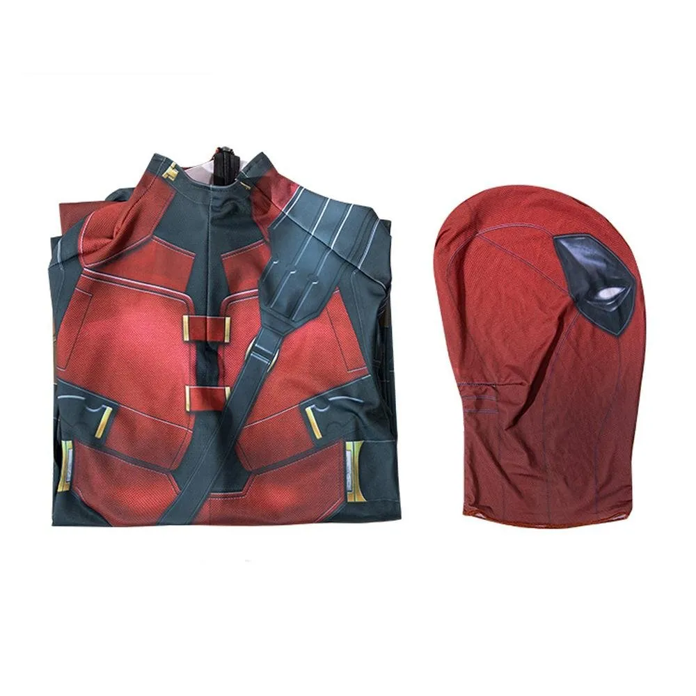 2024 Deadpool 3 & Wolverine Daredevil Costumes Wade Wilson Cosplay Jumpsuits Zentai