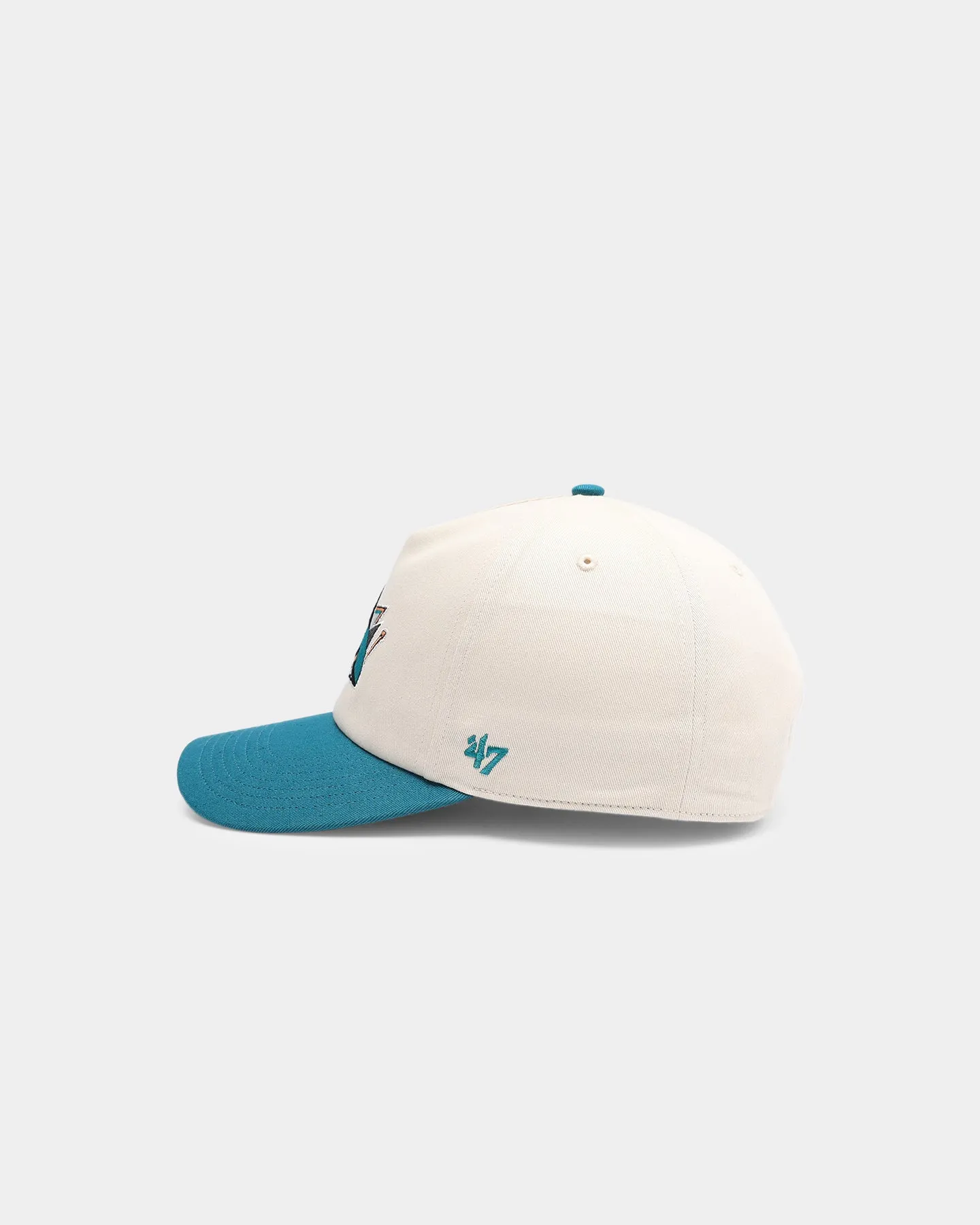 47 Brand San Hose Sharks Nantasket Snapback Natural/Dark Teal