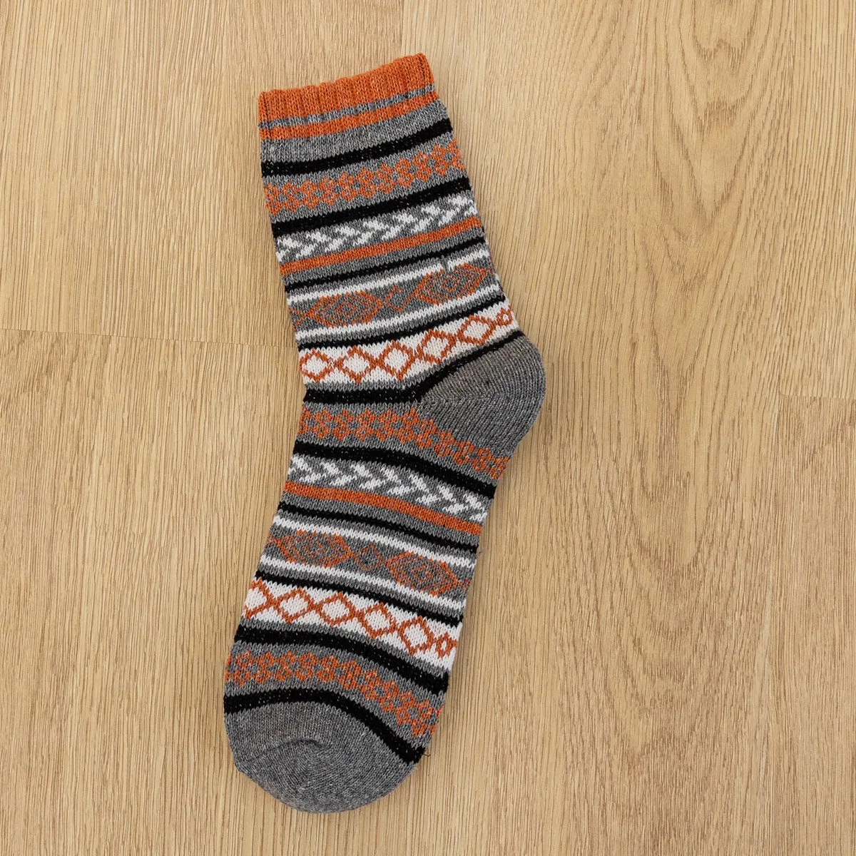 (5 PAIRS)Owlkay National Style Breathable Socks