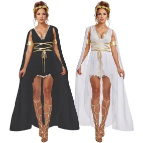 Ancient Greek Goddess Cleopatra Athena Cosplay Costume Medieval Dress