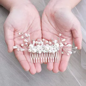 Aukmla Wedding Hair Combs Bridal Hair Accessories Decorative Headpieces for Women and Girls