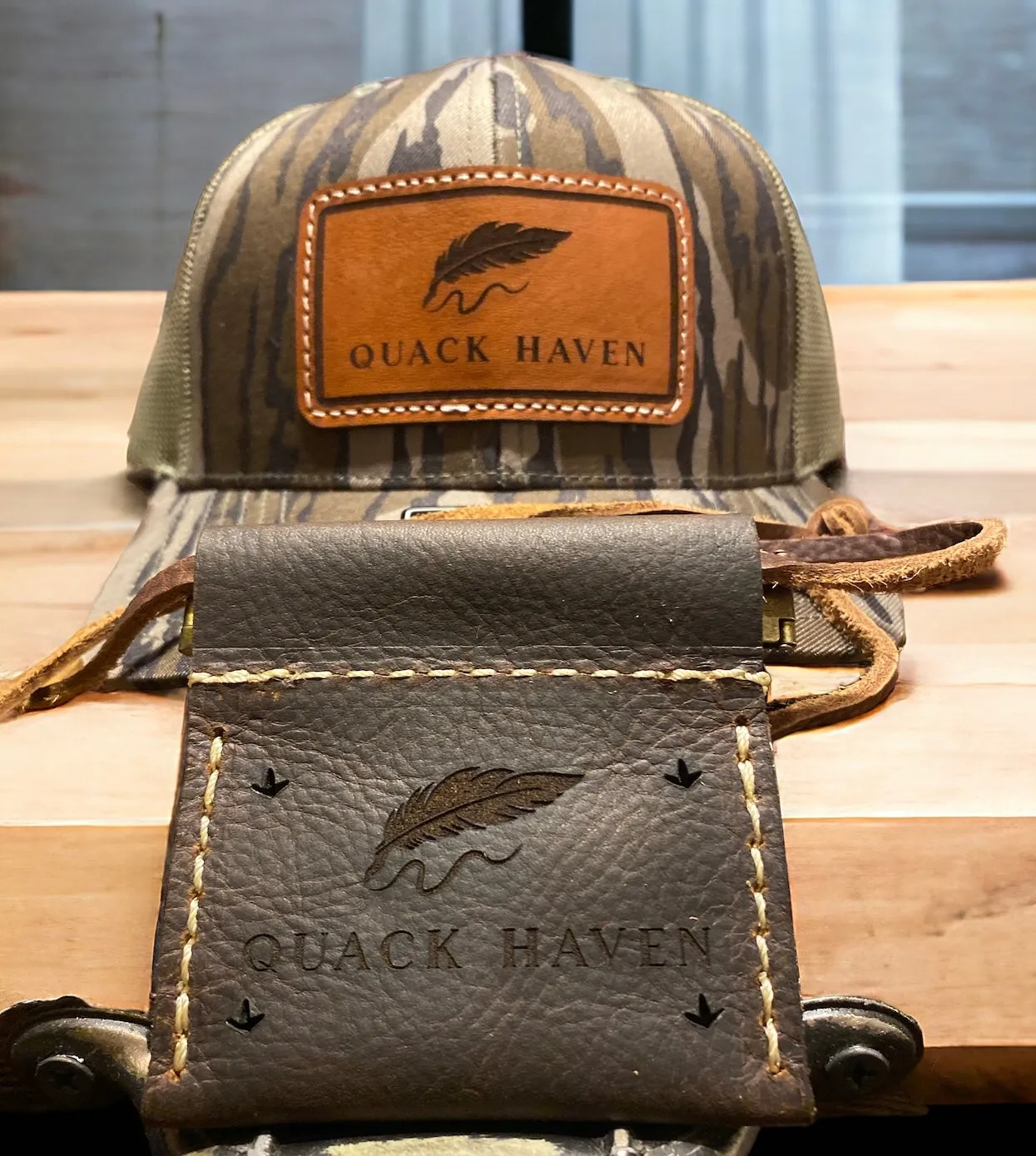 Bottomland camo trucker hat