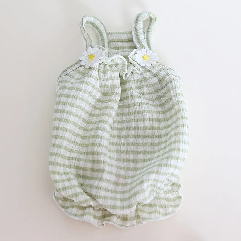 Breathable Daisy Plaid Dog Cat Vest