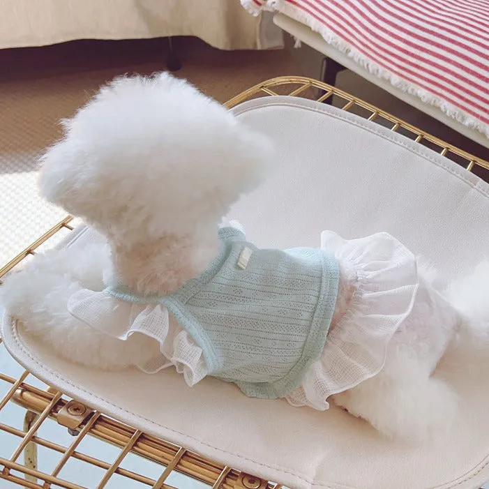 Breathable Lace Shoulder Cat Dog Vest
