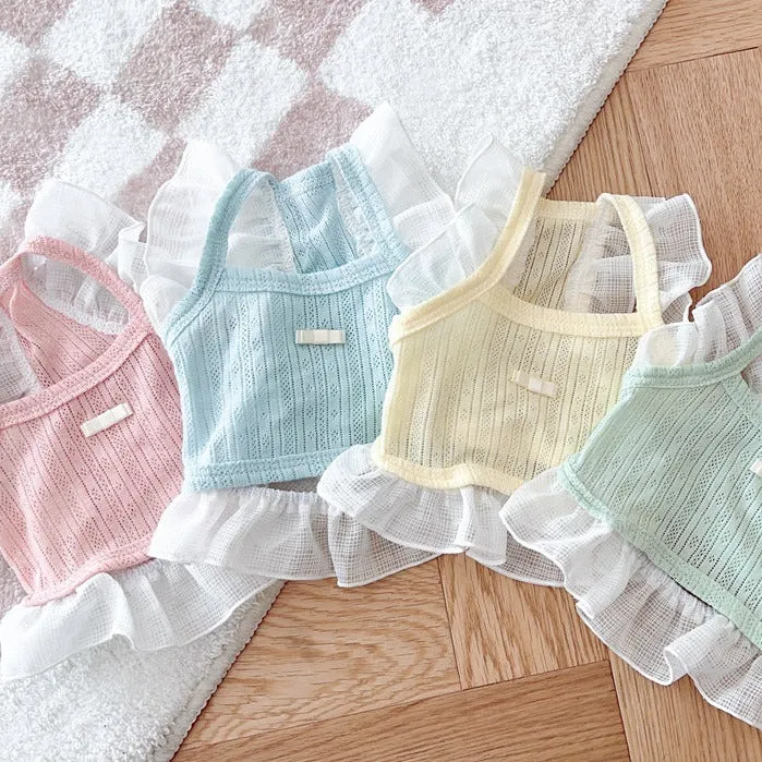 Breathable Lace Shoulder Cat Dog Vest