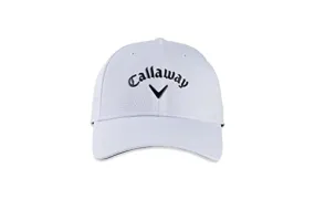Callaway Golf 2022 Liquid Metal Adjustable Hat, Adjustable Size, White/Black Color