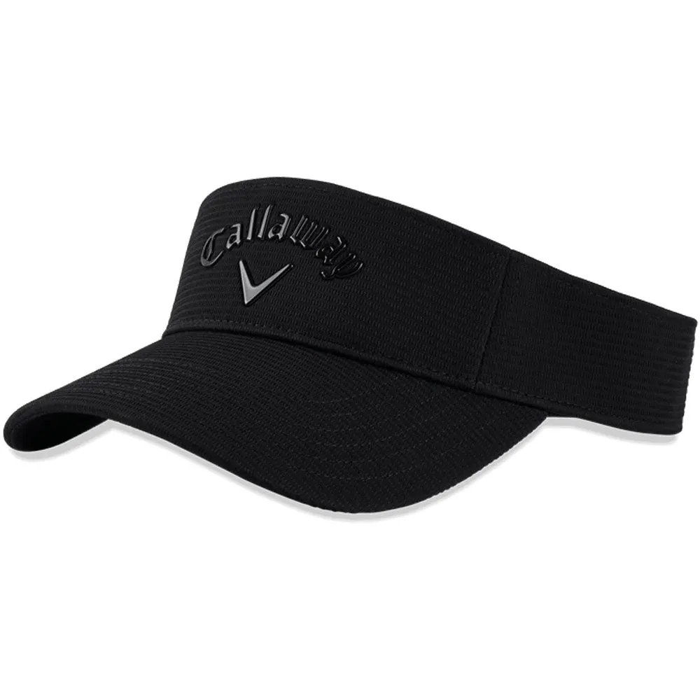 Callaway Liquid Metal Visor Cap - Black/Black