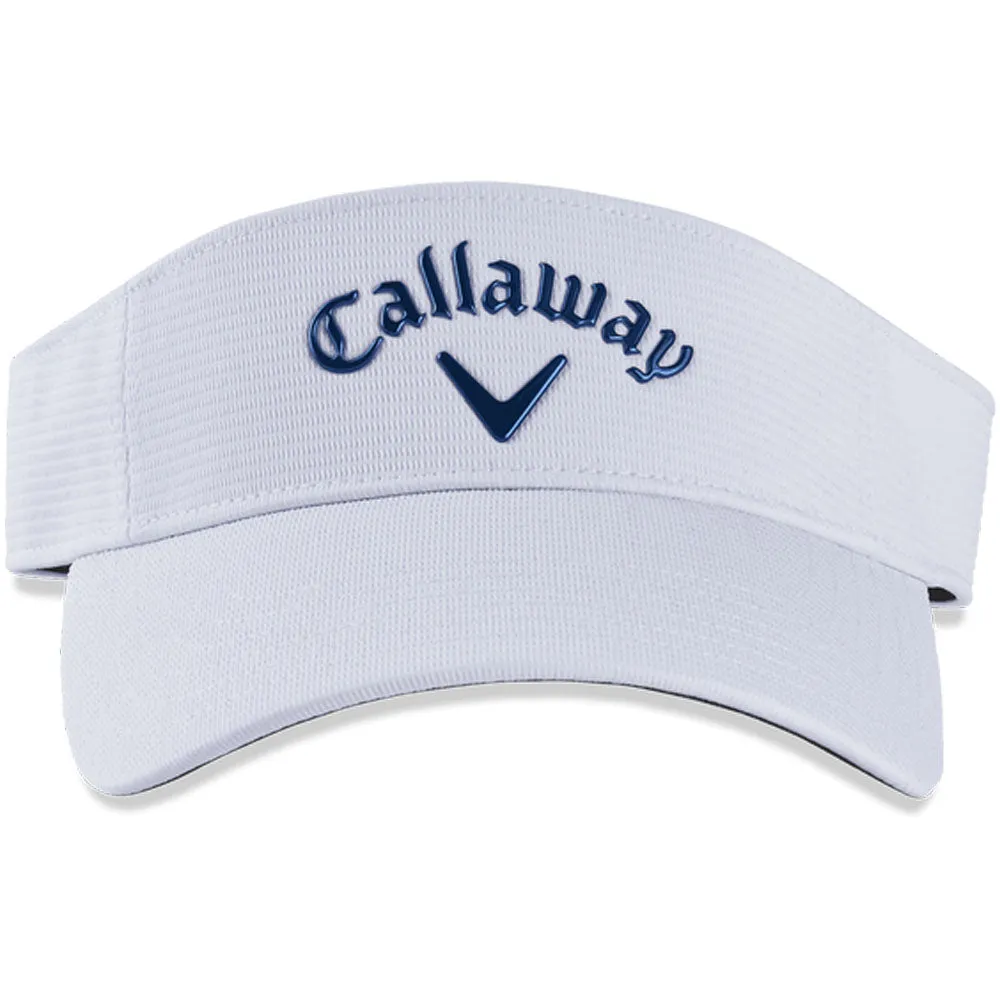 Callaway Liquid Metal Visor Cap - White/Navy