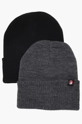 Canada Weather Gear 2 Pack Ribbed Hat - Grey