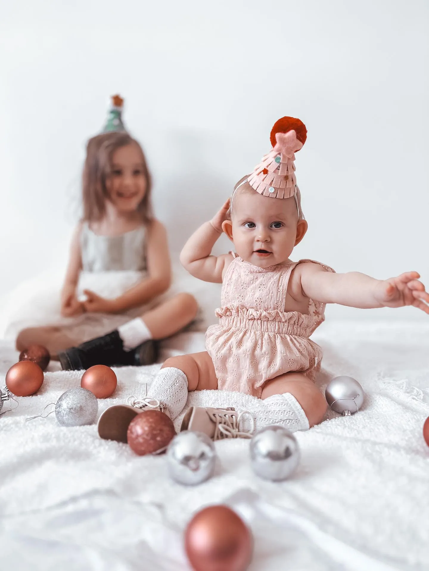 Christmas Party Hat - Nash and Willow - Pink Christmas Tree
