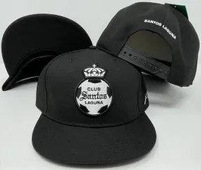 Club Santos Laguna Snapback Sk-93 Pro Brand Cap Hat Black WL
