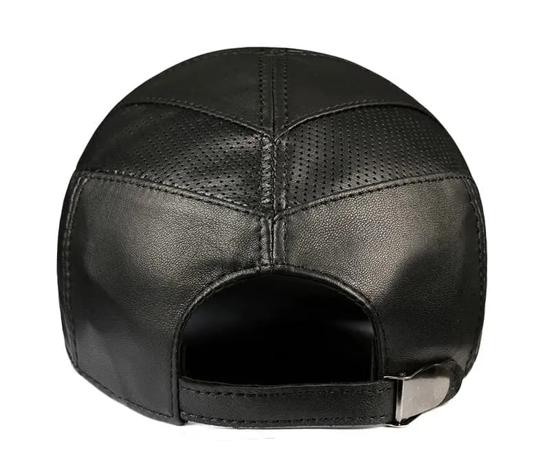 Coleman Genuine Leather Baseball Cap
