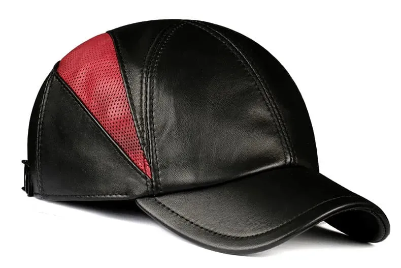 Coleman Genuine Leather Baseball Cap