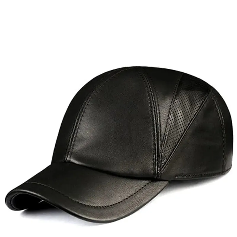 Coleman Genuine Leather Baseball Cap
