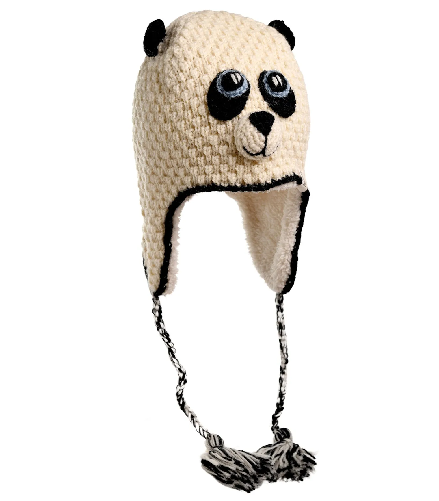 Crochet Panda Hat