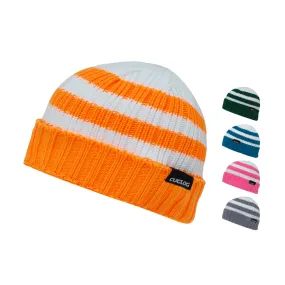 Cuglog K014 Shasta Sailor Striped Cuffed Knit Beanies Hats Winter Ski Skull Caps