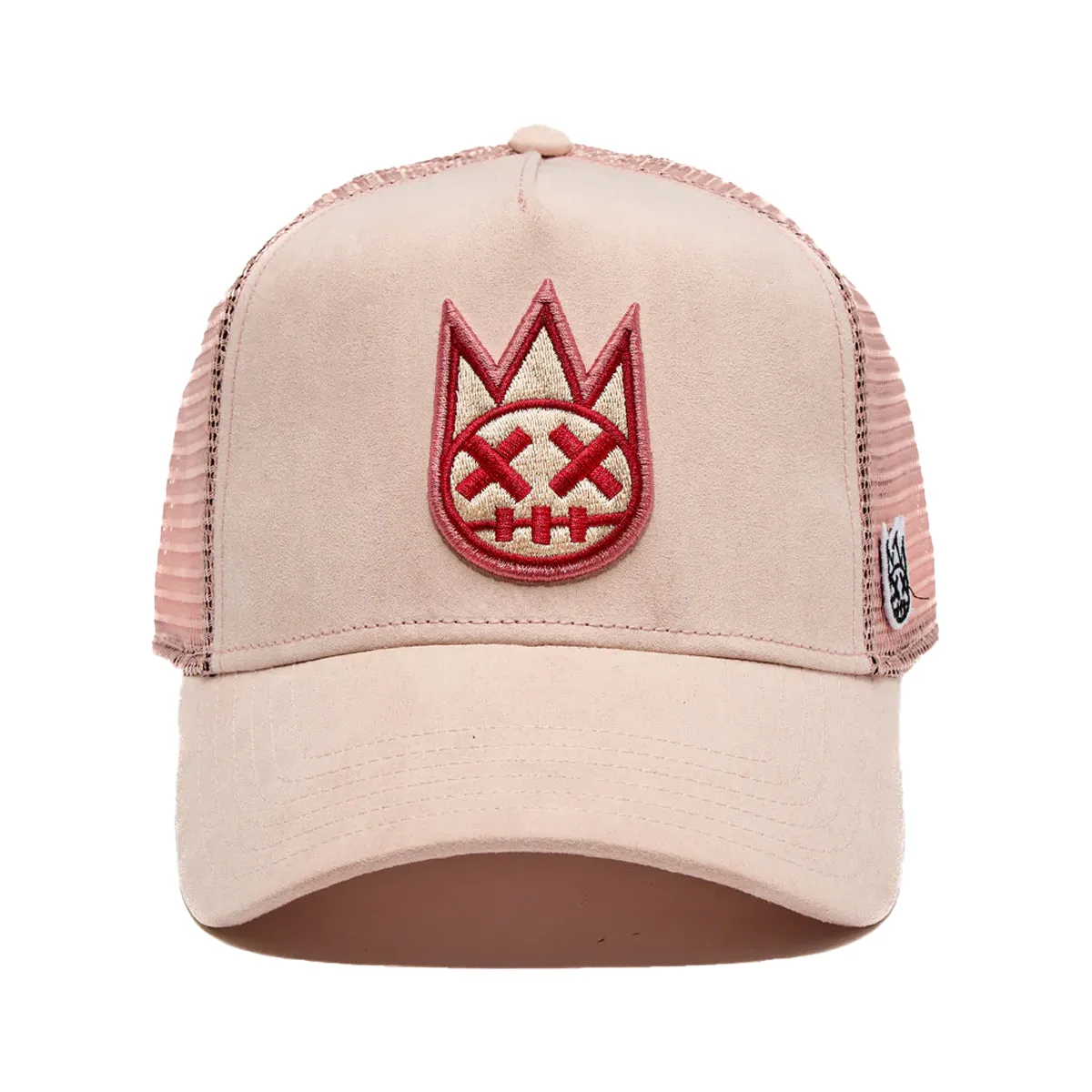 Cult Of Individuality Mens Clean Logo Trucker Hat 625AC-CH47A Powder Pink