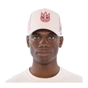 Cult Of Individuality Mens Clean Logo Trucker Hat 625AC-CH47A Powder Pink