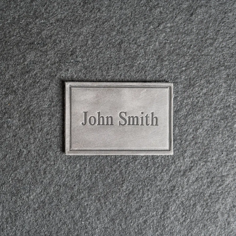 Custom Leather Patches with optional velcro added - Personalized with Logo, Text, or Initials - Blank Leather Patches