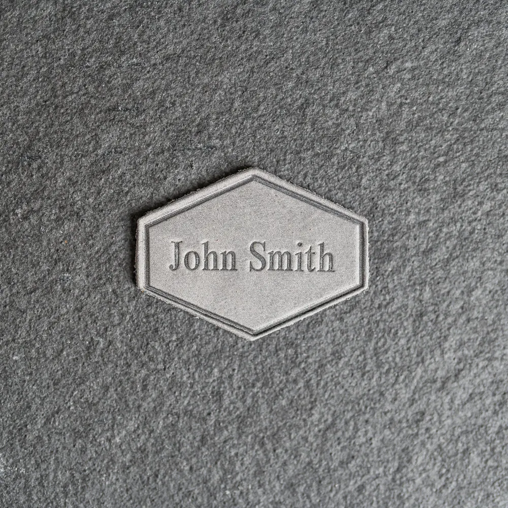 Custom Leather Patches with optional velcro added - Personalized with Logo, Text, or Initials - Blank Leather Patches