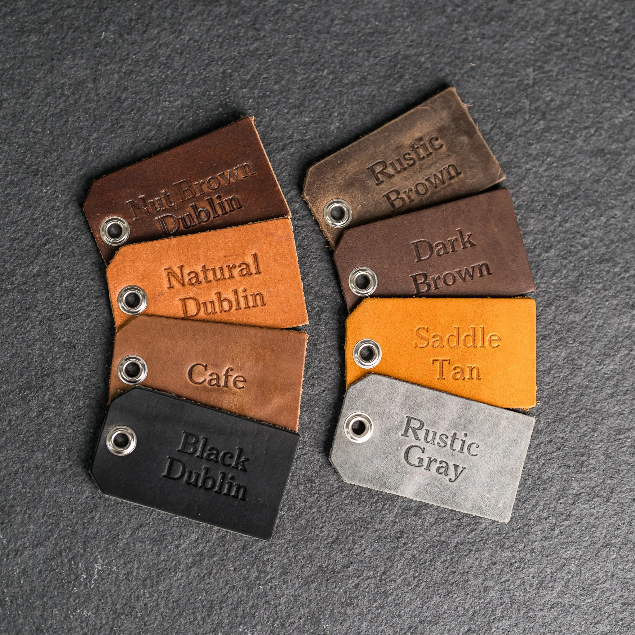 Custom Leather Patches with optional velcro added - Personalized with Logo, Text, or Initials - Blank Leather Patches