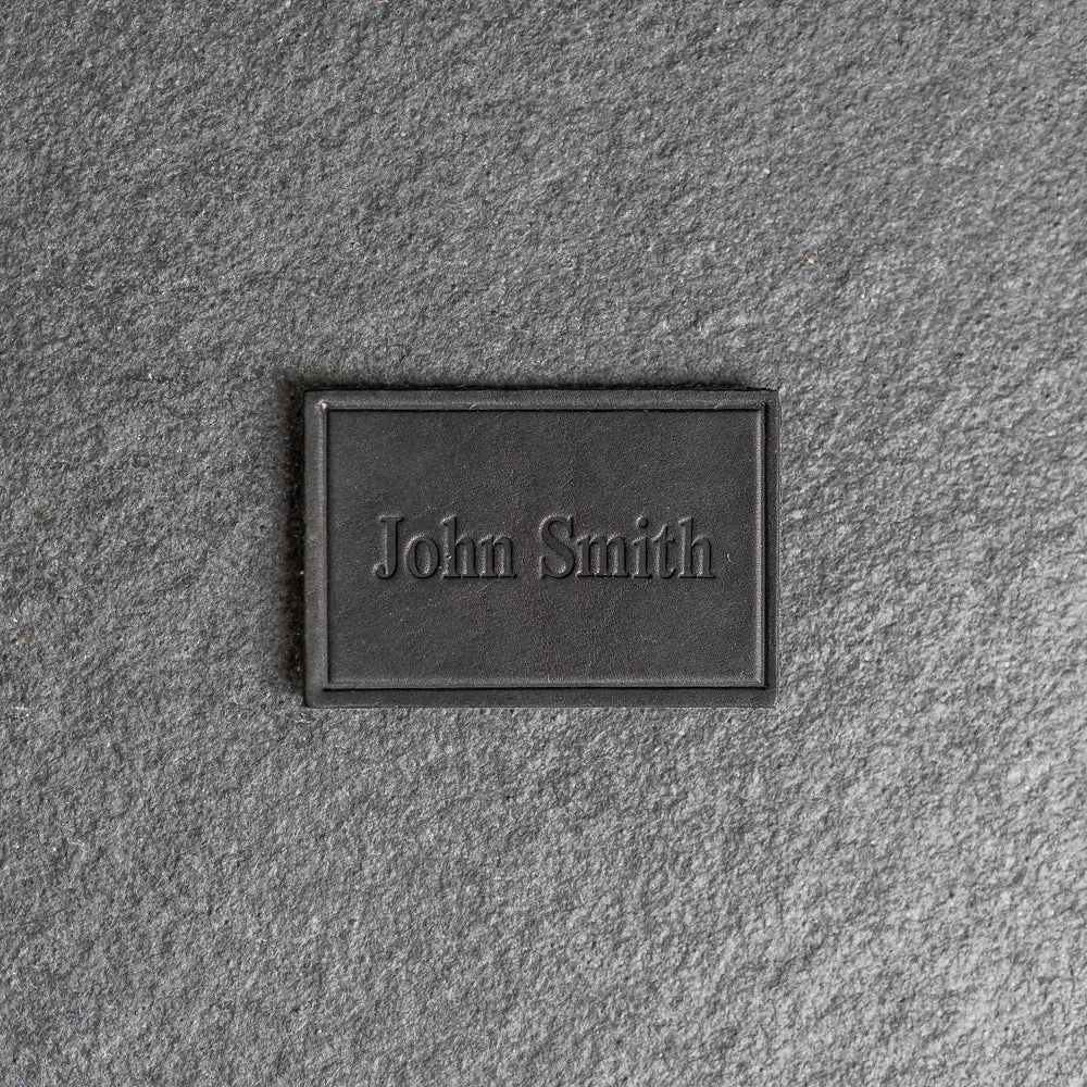 Custom Leather Patches with optional velcro added - Personalized with Logo, Text, or Initials - Blank Leather Patches