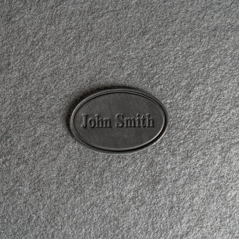 Custom Leather Patches with optional velcro added - Personalized with Logo, Text, or Initials - Blank Leather Patches