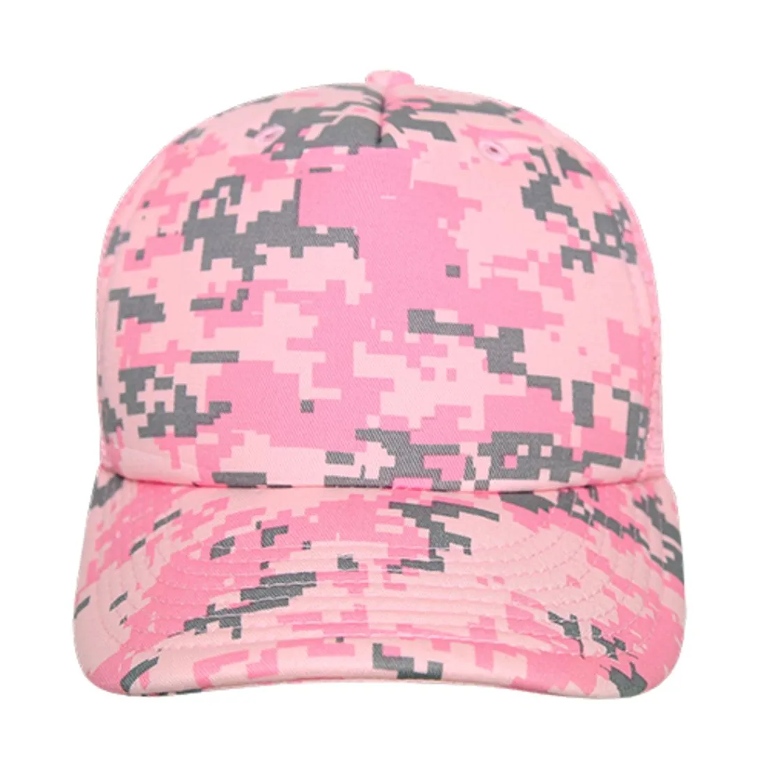 Decky 253 Camouflage Foam Mesh Trucker Hats High Crown 5 Panel Snapback Caps