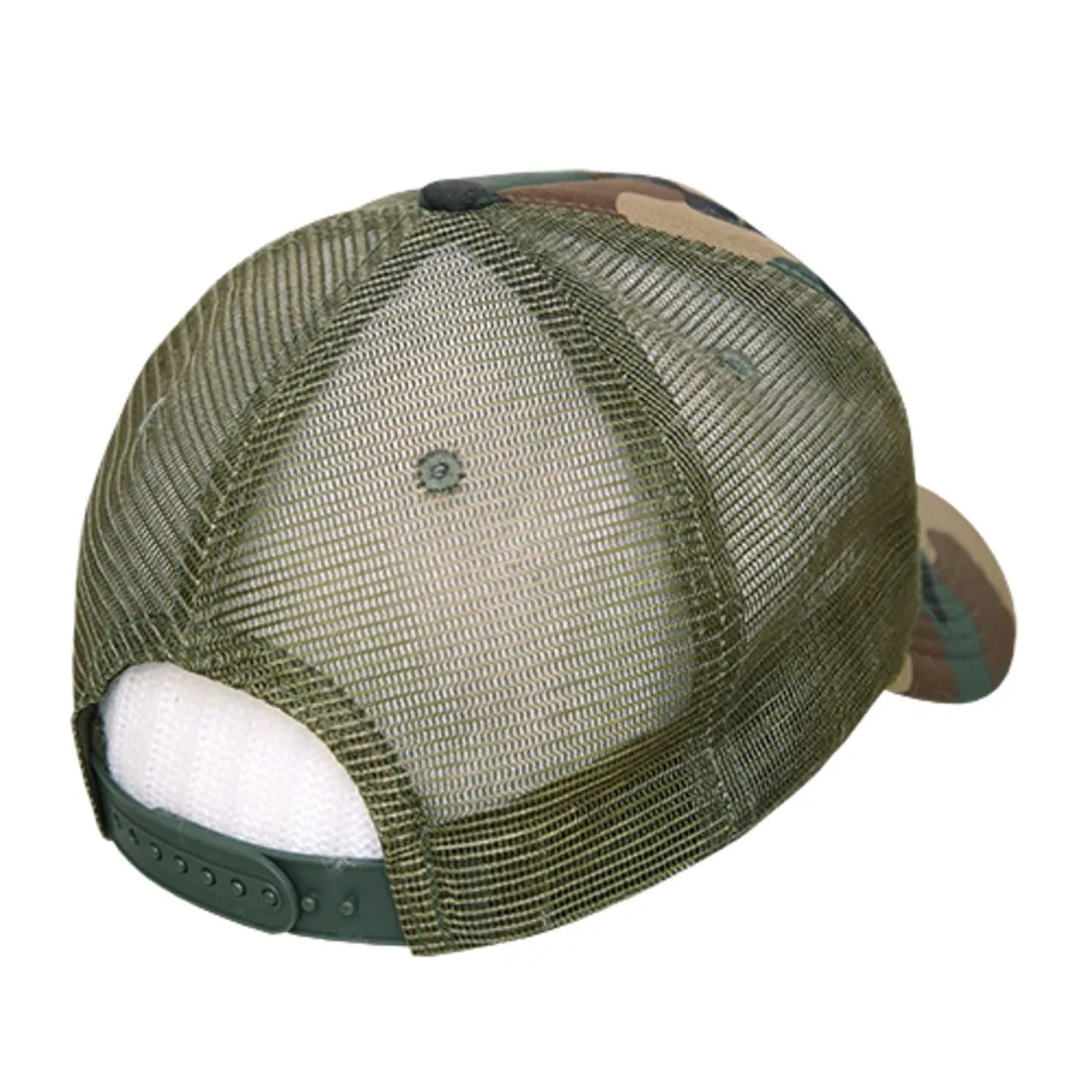 Decky 253 Camouflage Foam Mesh Trucker Hats High Crown 5 Panel Snapback Caps