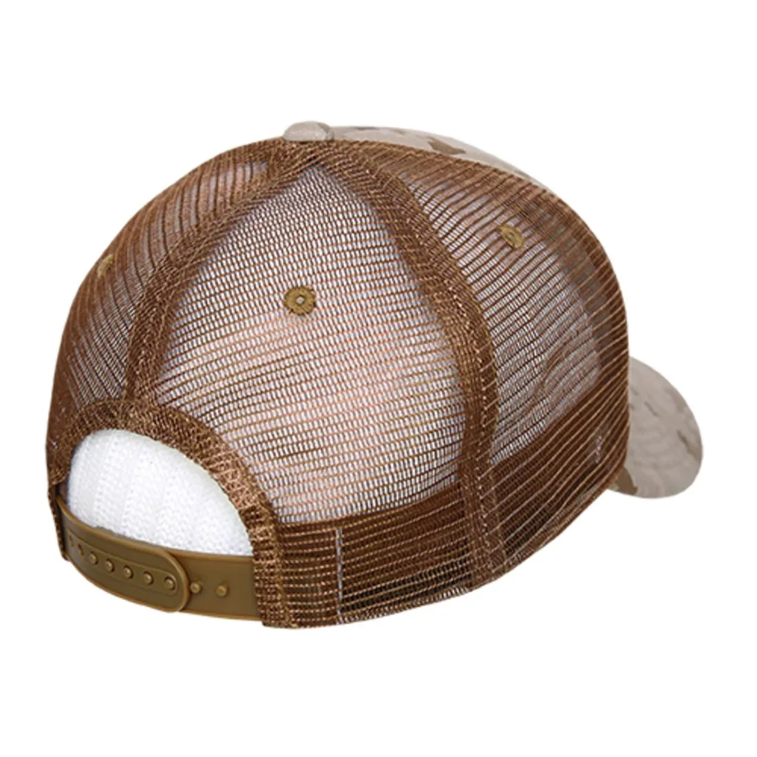 Decky 253 Camouflage Foam Mesh Trucker Hats High Crown 5 Panel Snapback Caps