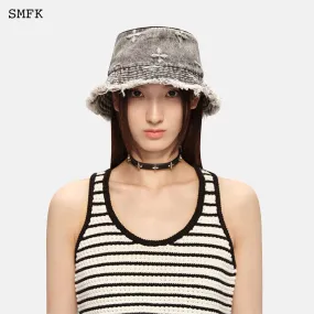 Denim Print Hats