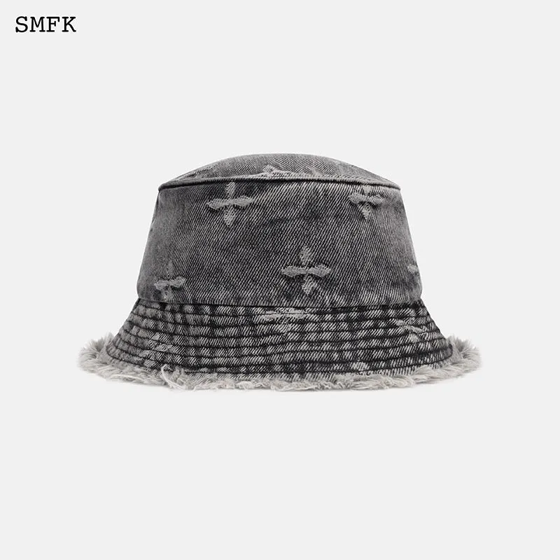 Denim Print Hats