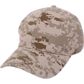 Digital Desert Camouflage - Military Low Profile Adjustabe Baseball Cap