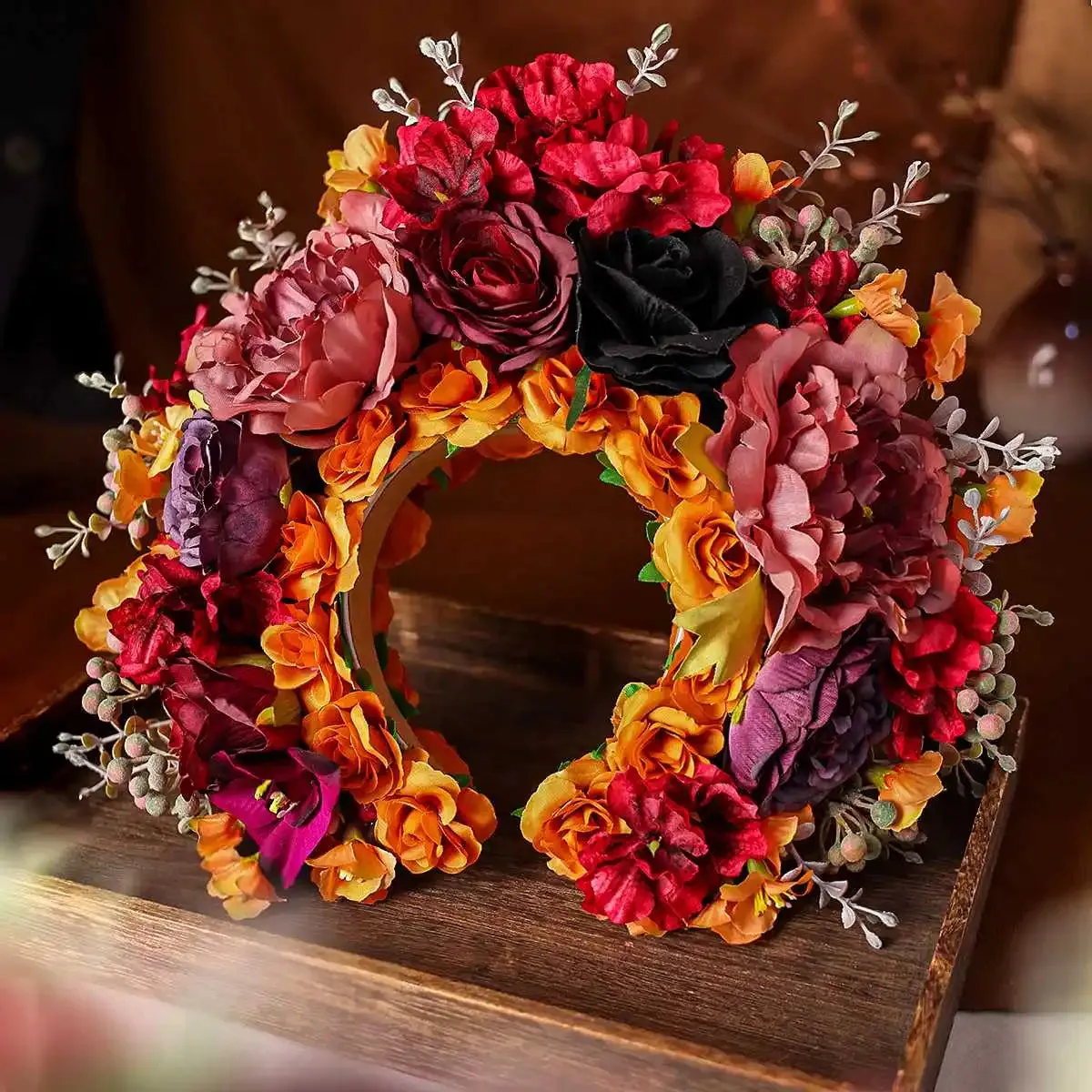 Flower Fae Head-Dress Headband Hair Wreath