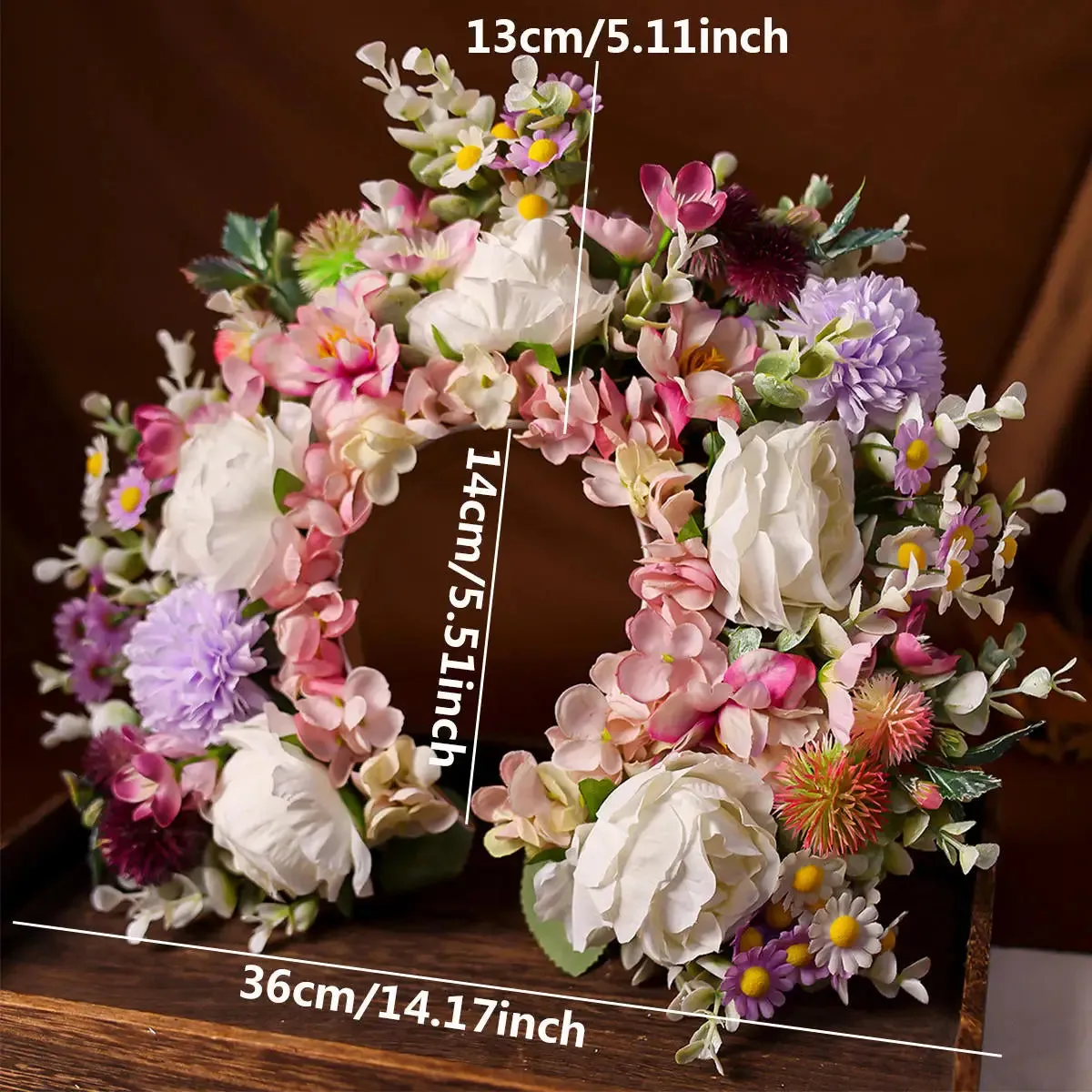Flower Fae Head-Dress Headband Hair Wreath