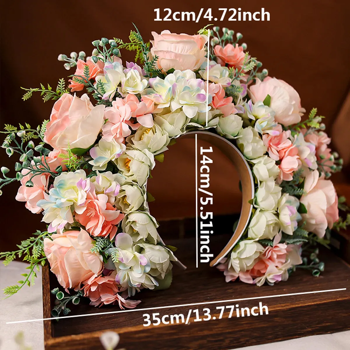 Flower Fae Head-Dress Headband Hair Wreath