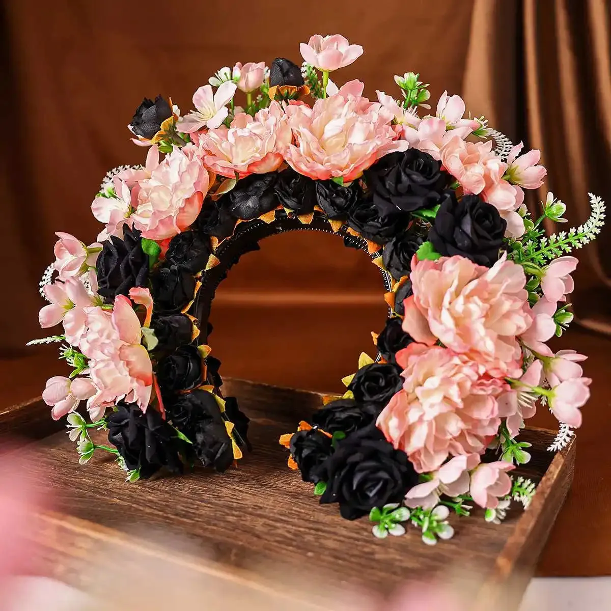 Flower Fae Head-Dress Headband Hair Wreath