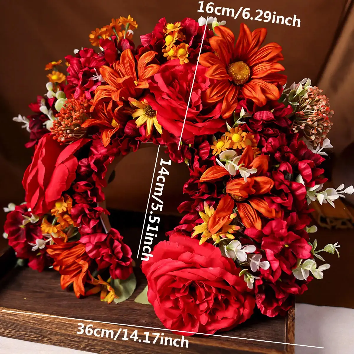 Flower Fae Head-Dress Headband Hair Wreath