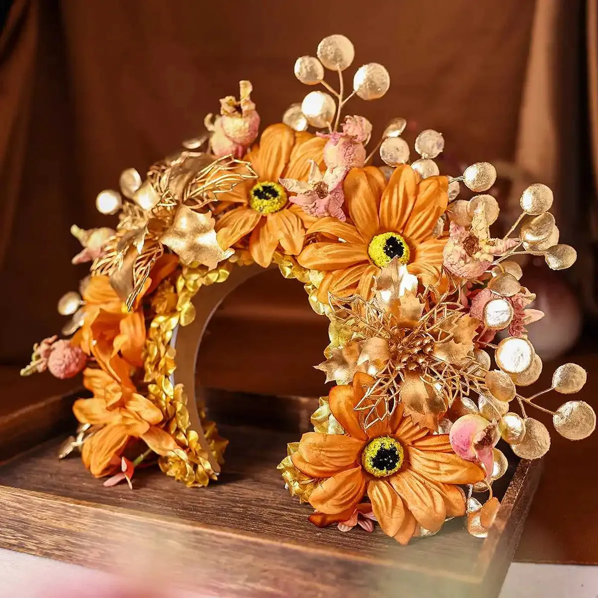 Flower Fae Head-Dress Headband Hair Wreath