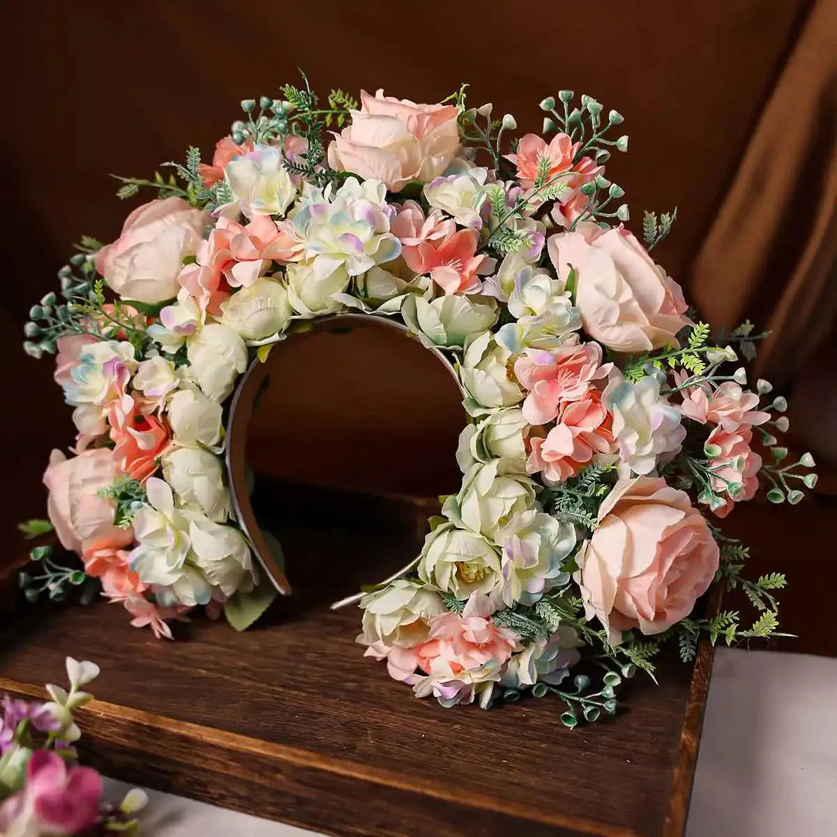 Flower Fae Head-Dress Headband Hair Wreath