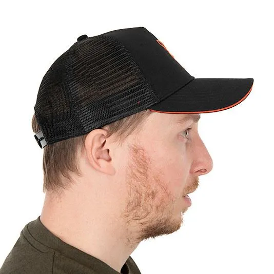 Fox Trucker Cap Black & Orange