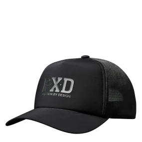 FXD CP13 Trucker Cap Black Big Logo