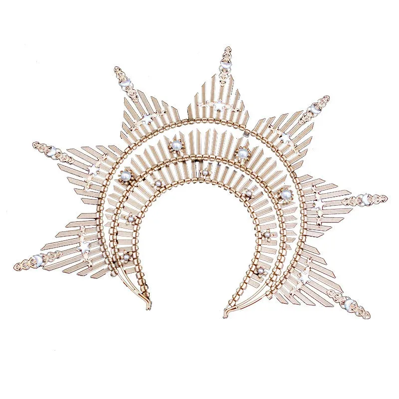 Golden City Goddess Halo Crown Headband