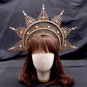 Golden City Goddess Halo Crown Headband