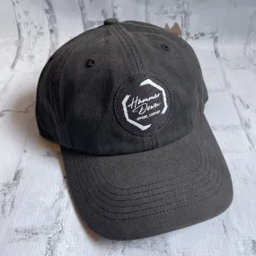 Hammer Down "Paint Swatch" Hat - Black with Leather Patch