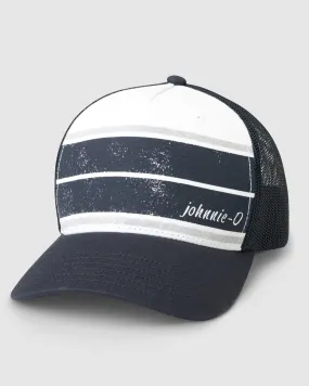 Johnnie-O Classic Striped Trucker Hat