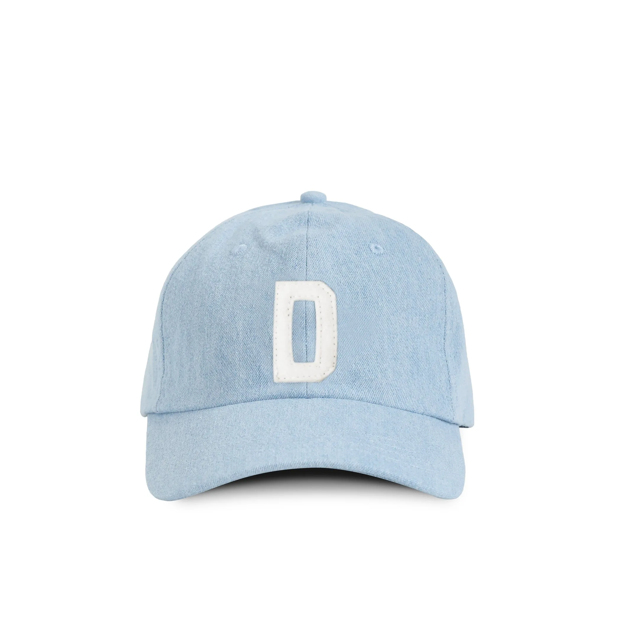Kids Letter D Baseball Hat Denim