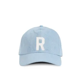 Kids Letter R Baseball Hat Denim